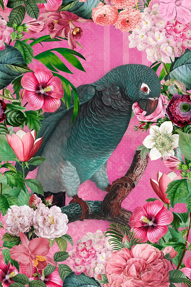 The Parrots Paradise Garden 3 art print by Andrea Haase for $57.95 CAD