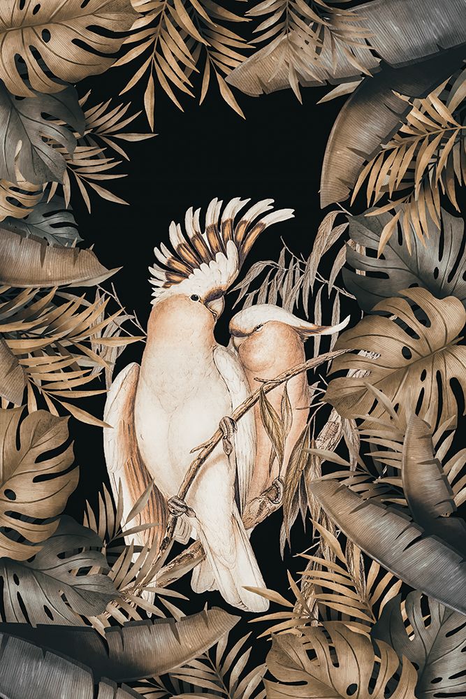 Jungle With Cockatoos art print by Andrea Haase for $57.95 CAD