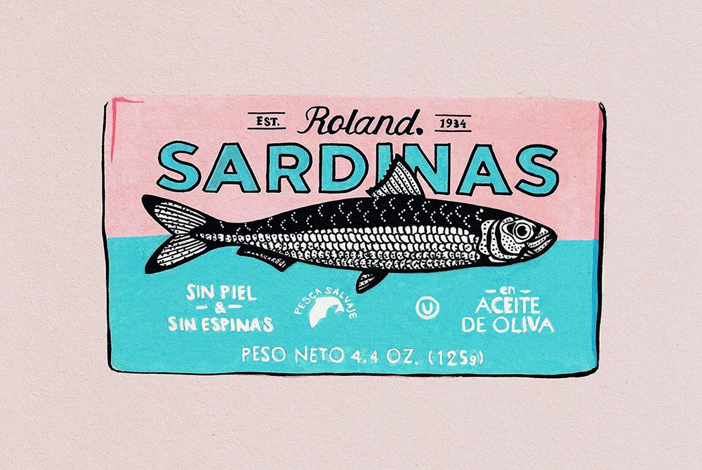 Roland Sardinas art print by Studio Mandariini for $57.95 CAD