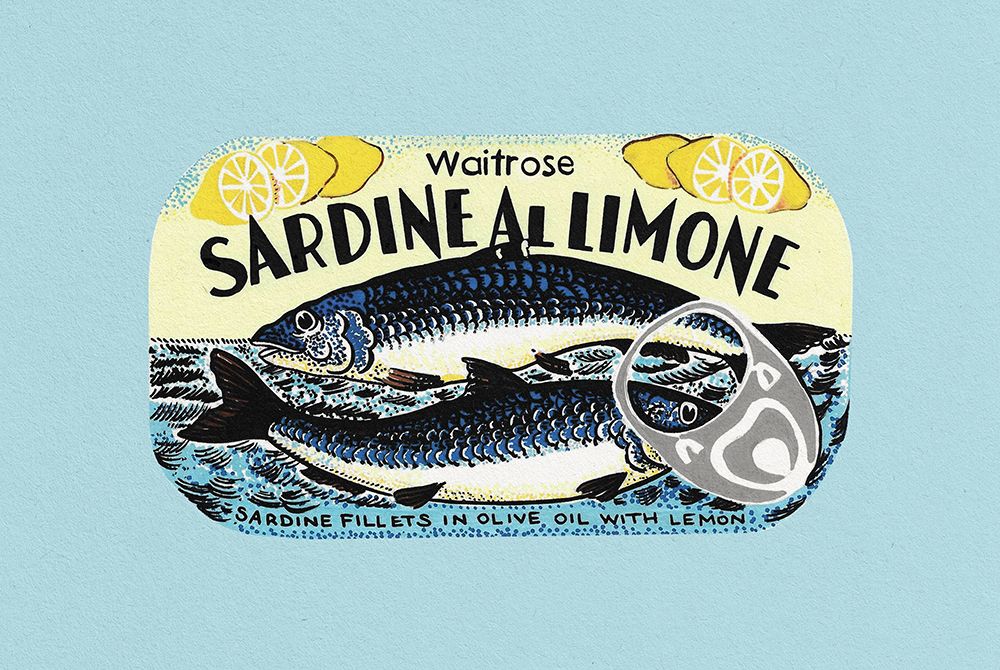 Sardine Al Limone art print by Studio Mandariini for $57.95 CAD