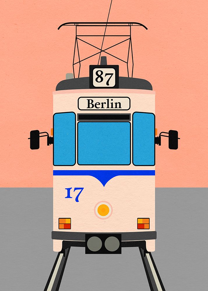 Berlin Tram art print by Rosi Feist for $57.95 CAD