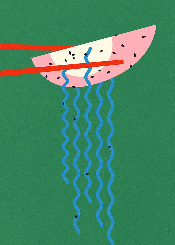 Hollywood Ramen art print by Rosi Feist for $57.95 CAD