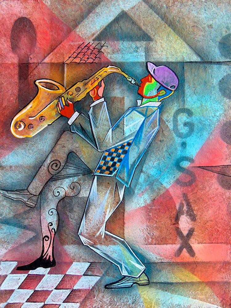 Happy Jazz art print by Ricardo Maya for $57.95 CAD
