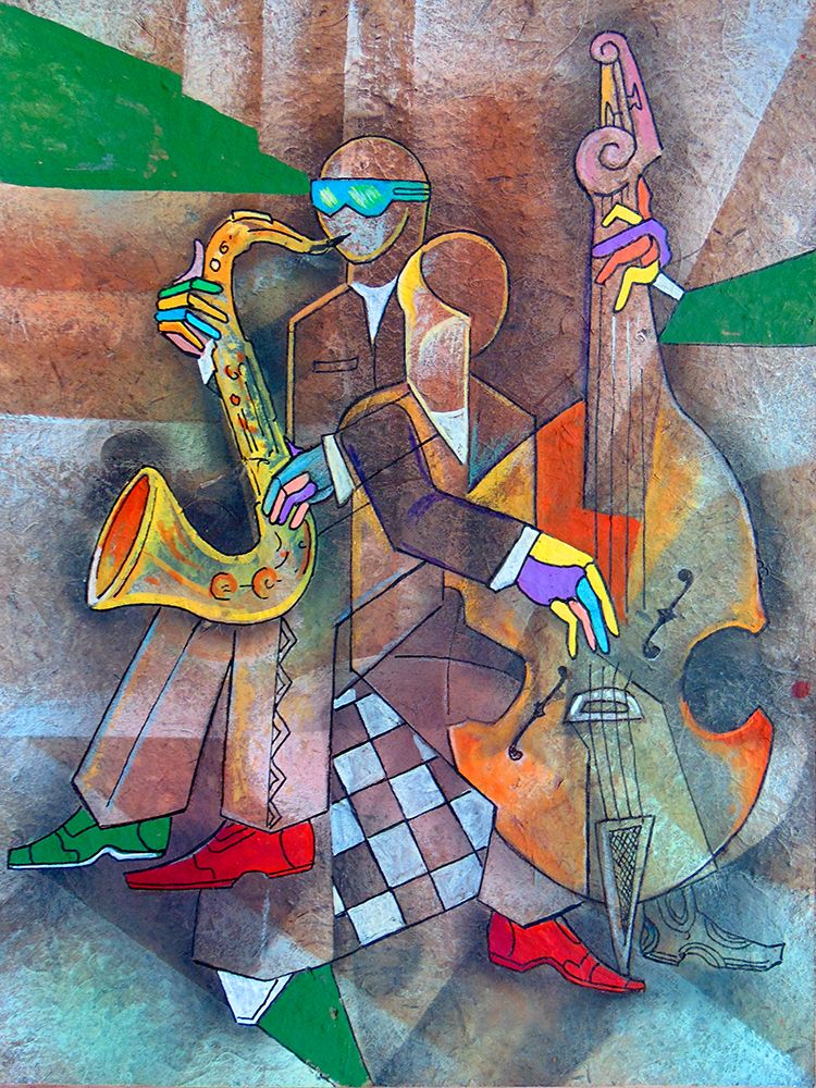 Jazz Party art print by Ricardo Maya for $57.95 CAD