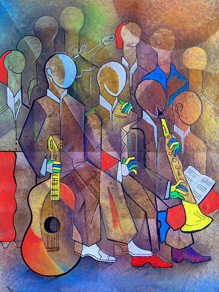 JazzBand art print by Ricardo Maya for $57.95 CAD