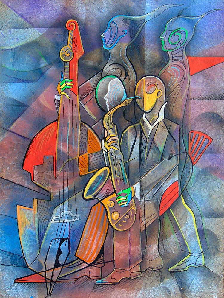 Jazz Outsider art print by Ricardo Maya for $57.95 CAD