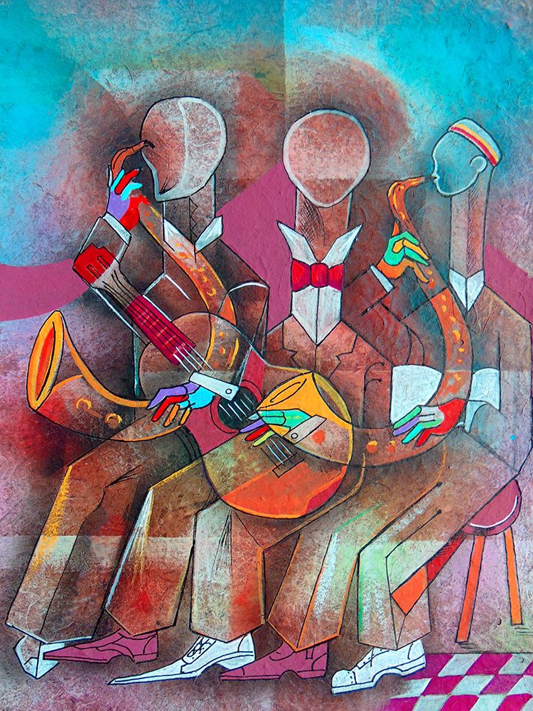 Jazz Trio art print by Ricardo Maya for $57.95 CAD