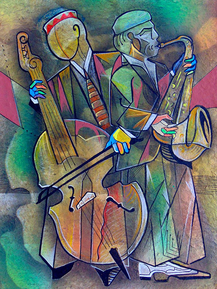 Street Jazz Party art print by Ricardo Maya for $57.95 CAD