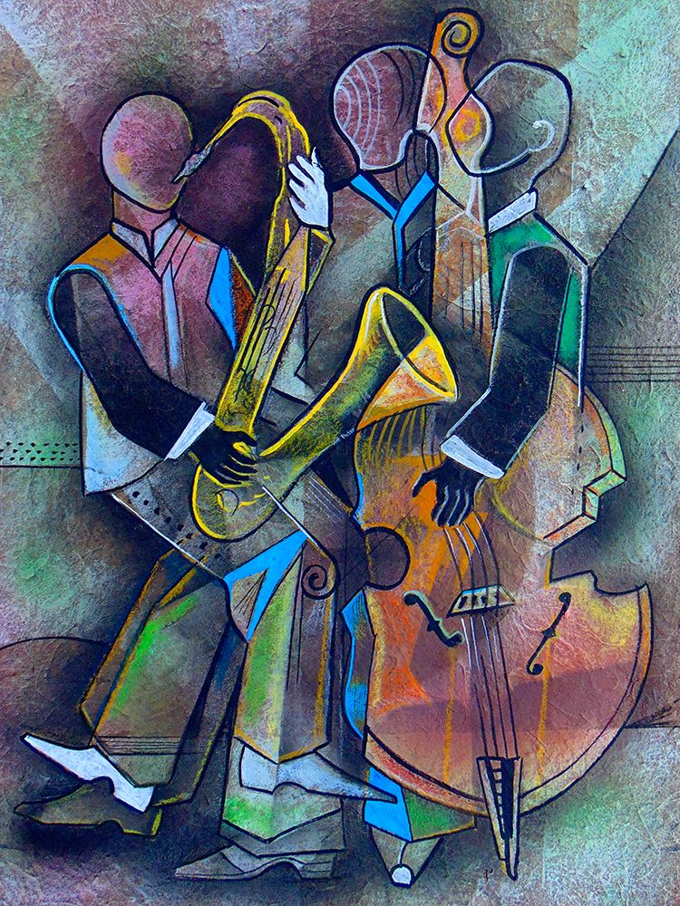 Full Jazz Playing art print by Ricardo Maya for $57.95 CAD