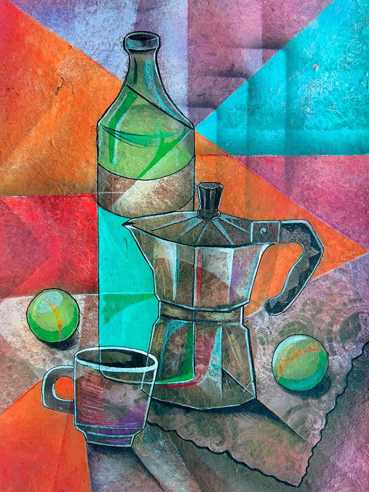 Still Life with Coffee Pot art print by Ricardo Maya for $57.95 CAD