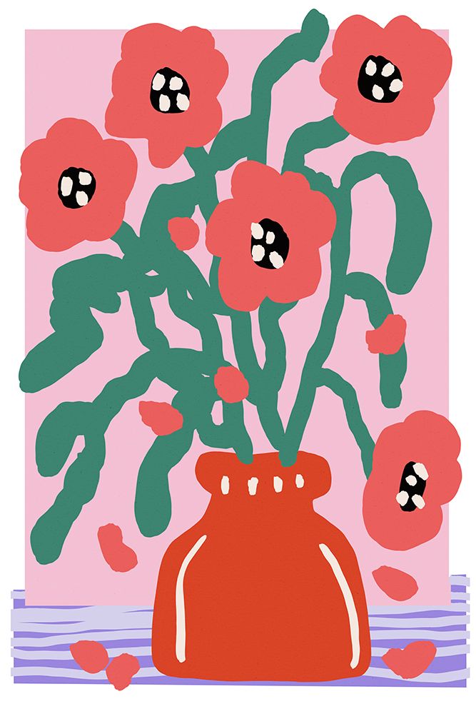 Flower Impression art print by Treechild for $57.95 CAD