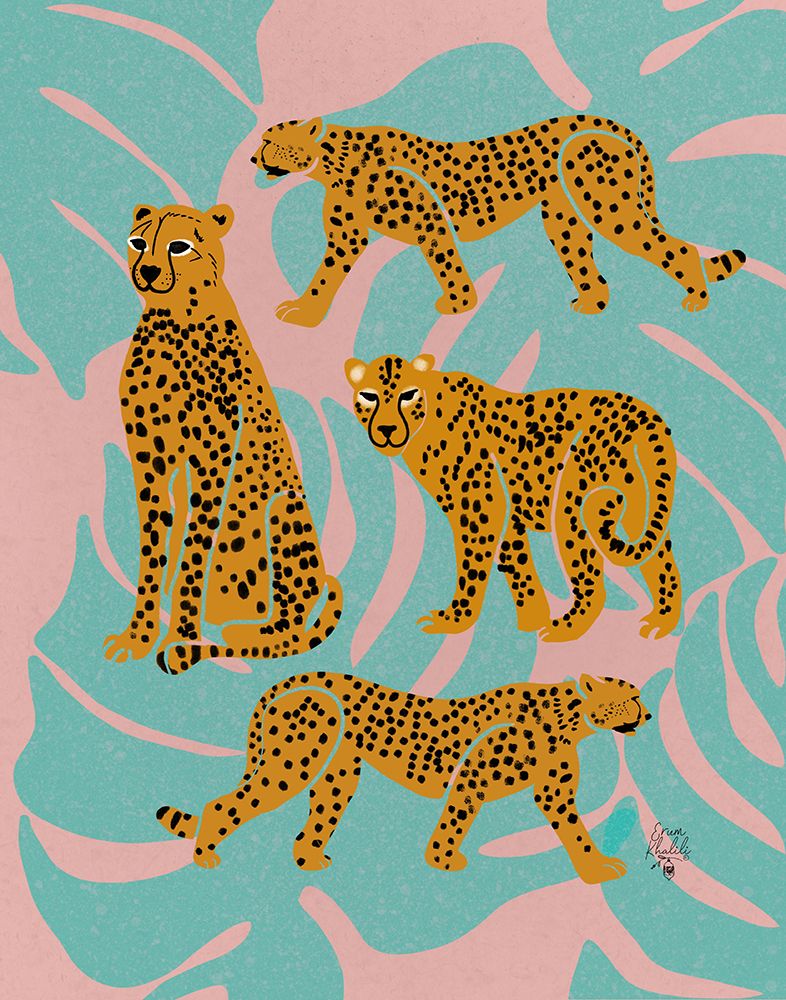 Leopards art print by Erum Khalili for $57.95 CAD