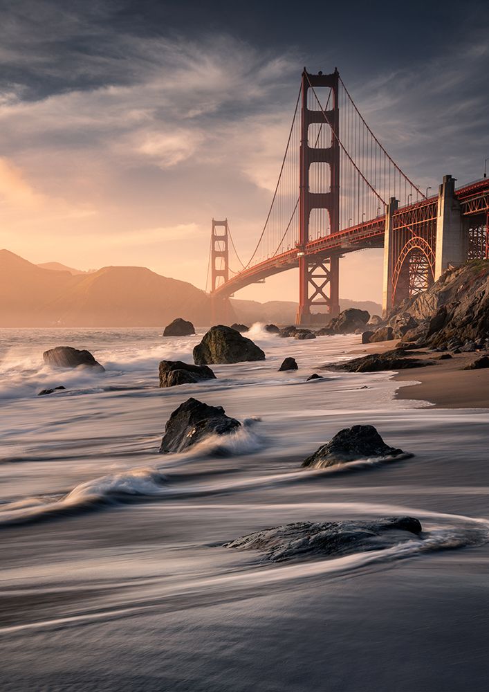 Golden Gate Bridge art print by Karol Nienartowicz for $57.95 CAD