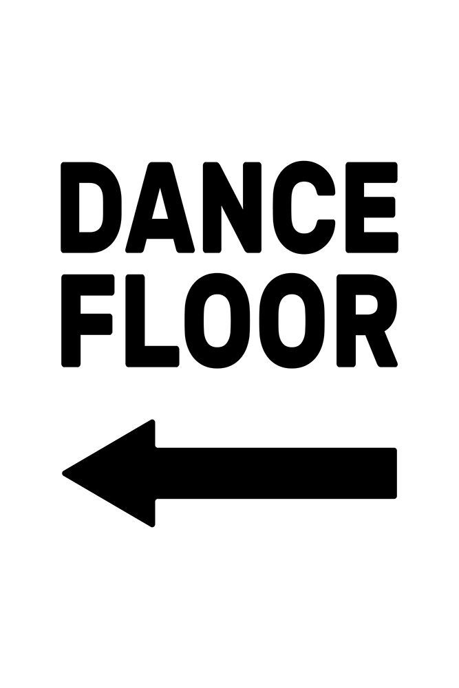 Dance Floor Arrow Left art print by Frankie Kerr-Dineen for $57.95 CAD