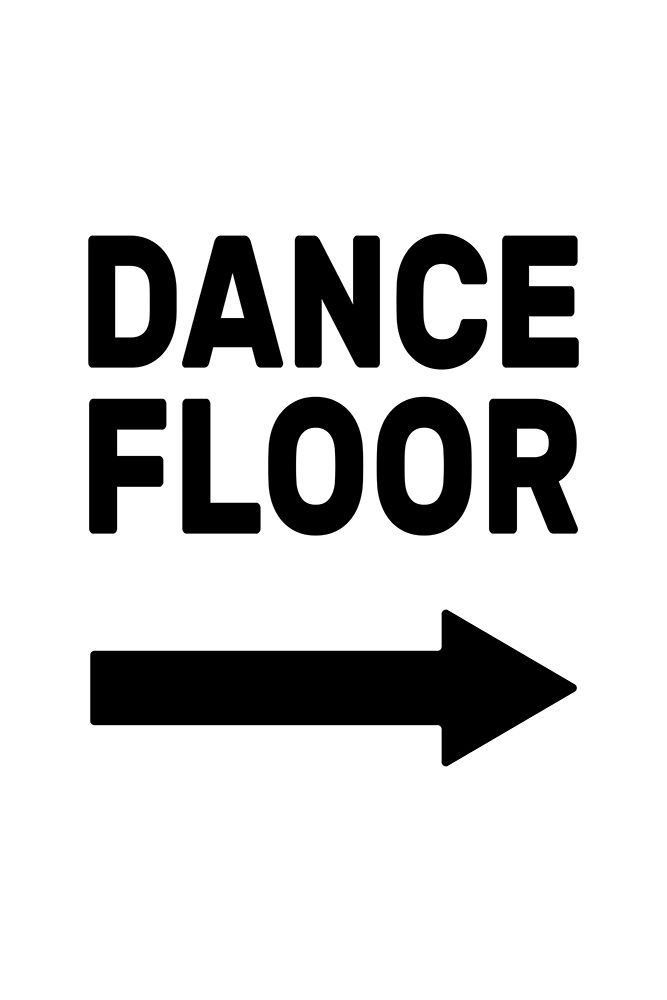 Dance Floor Arrow Right art print by Frankie Kerr-Dineen for $57.95 CAD