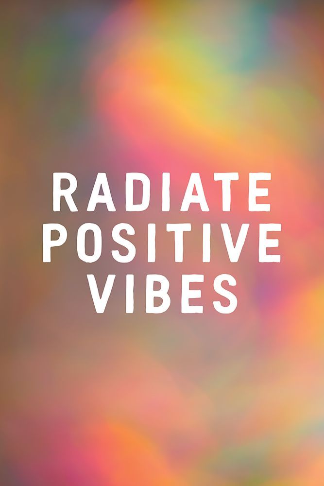 Radiate Positive Vibes art print by Frankie Kerr-Dineen for $57.95 CAD