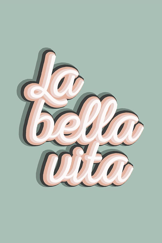 La Bella Vita art print by Frankie Kerr-Dineen for $57.95 CAD