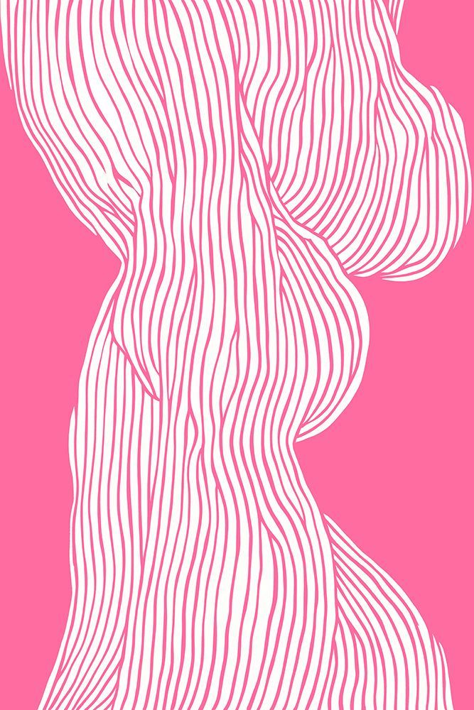 Fibers No 1 (Pink) art print by Treechild for $57.95 CAD