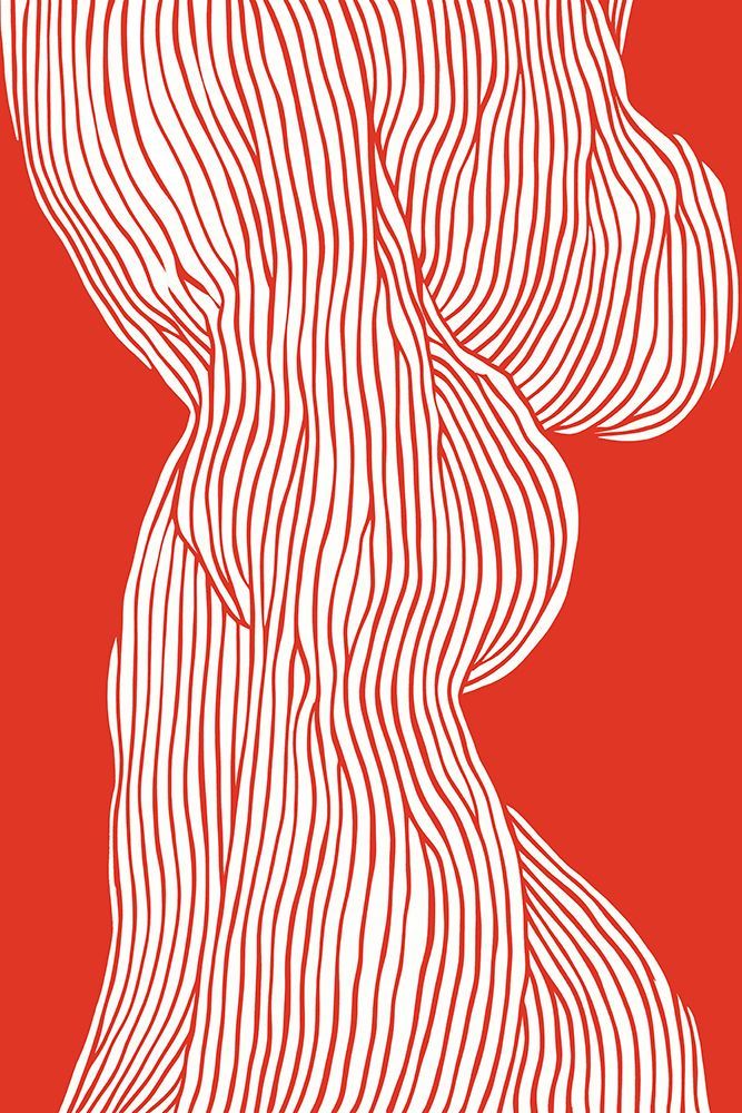 Fibers No 1 (Red) art print by Treechild for $57.95 CAD