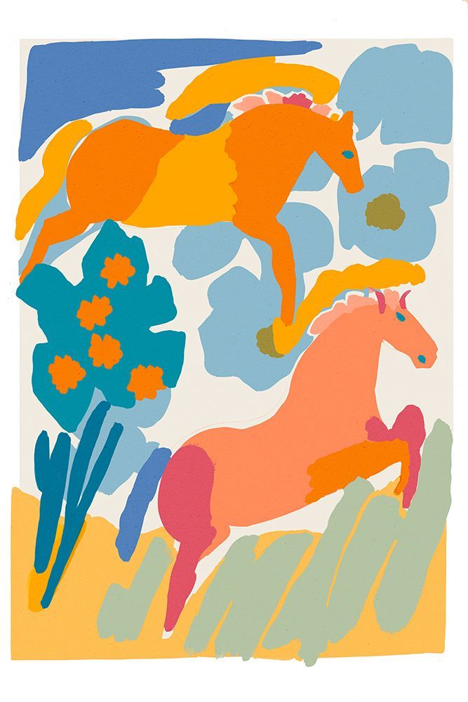 Wild Horses art print by Treechild for $57.95 CAD