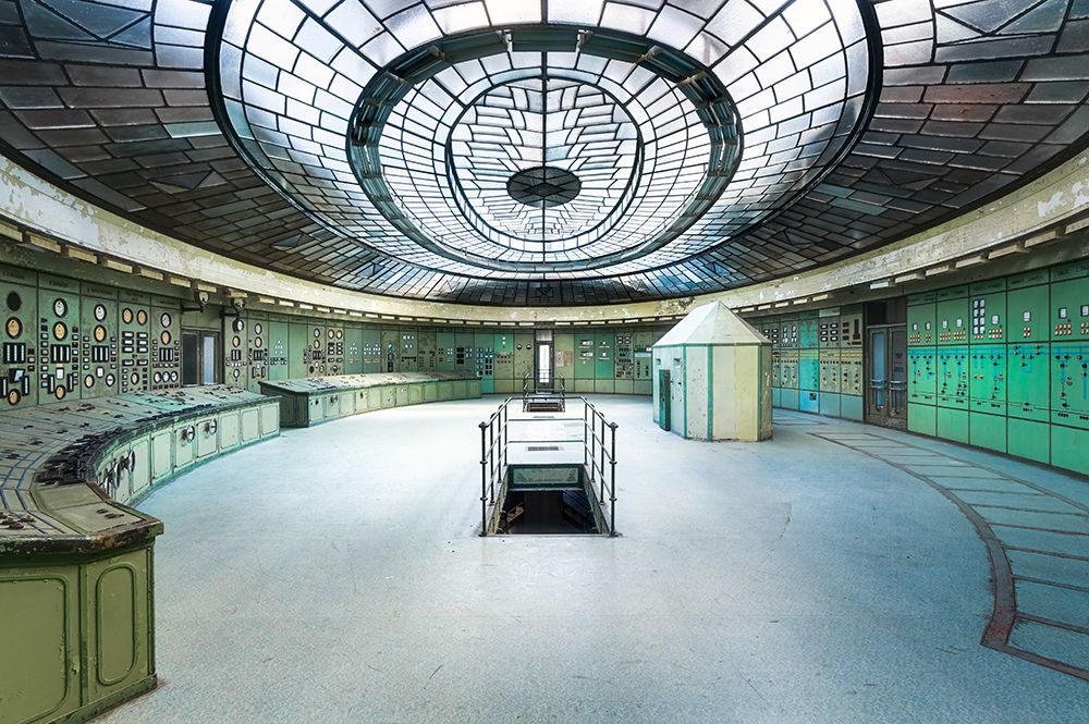 Abandoned Art Deco Control Room art print by Roman Robroek for $57.95 CAD