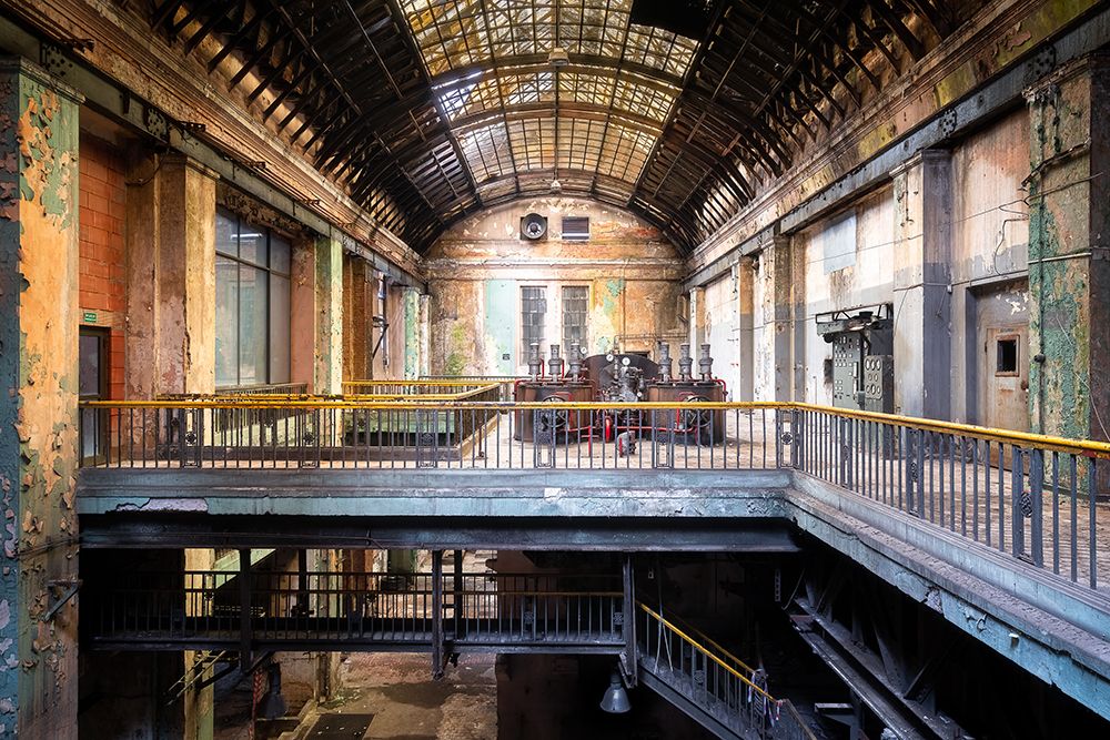 Industrial Hall in Decay art print by Roman Robroek for $57.95 CAD