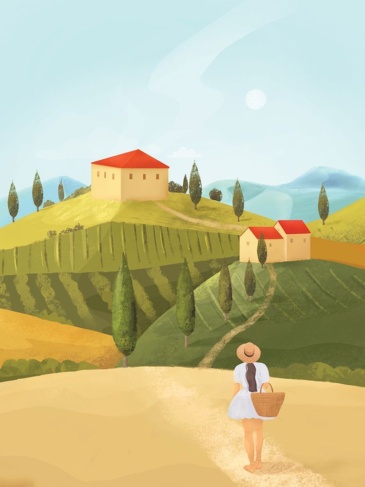 Tuscany art print by Petra Lizde for $57.95 CAD