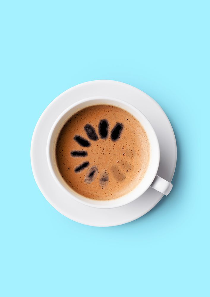 Coffee Loading art print by Artem Pozdniakov for $57.95 CAD