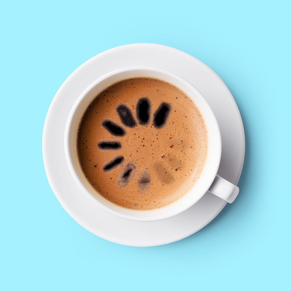 Coffee Loading art print by Artem Pozdniakov for $57.95 CAD