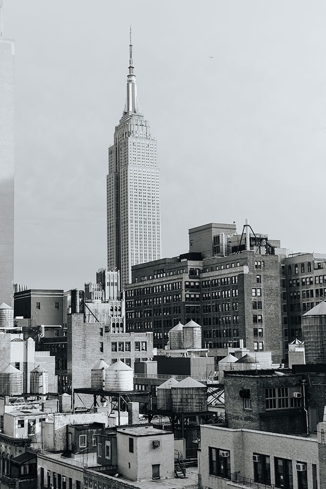 Empire State Of Mind Black And White art print by Amanda Morie for $57.95 CAD