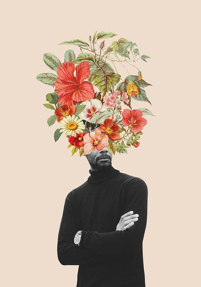 Blooming Man art print by Frida Floral Studio for $57.95 CAD