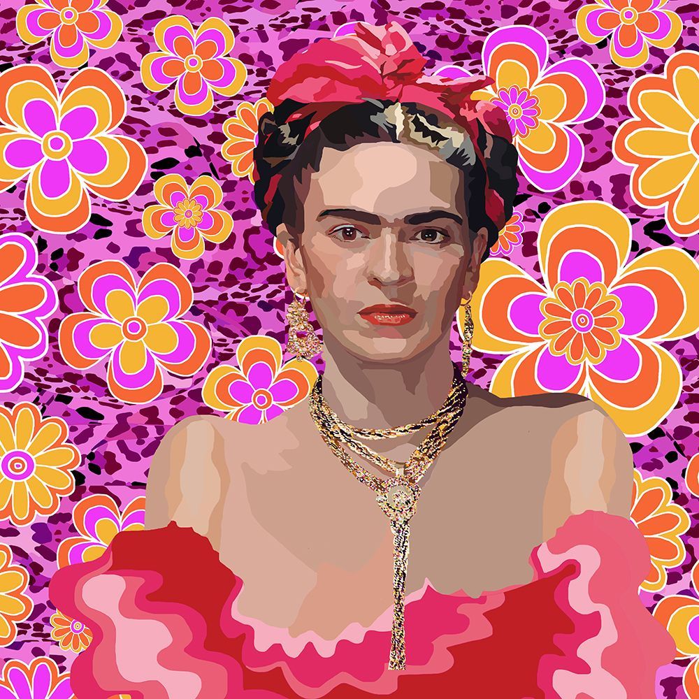Frida the Queen art print by Lynnda Rakos for $57.95 CAD
