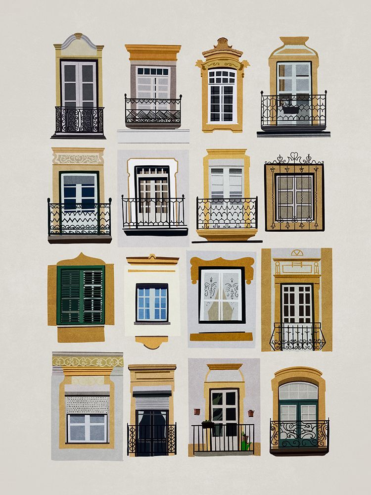 Vintage Windows art print by Emel Tunaboylu for $57.95 CAD