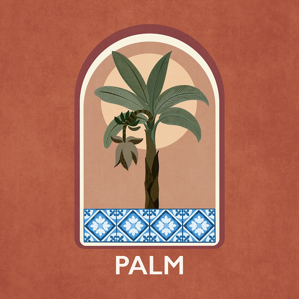 Green Sets Palm art print by Emel Tunaboylu for $57.95 CAD