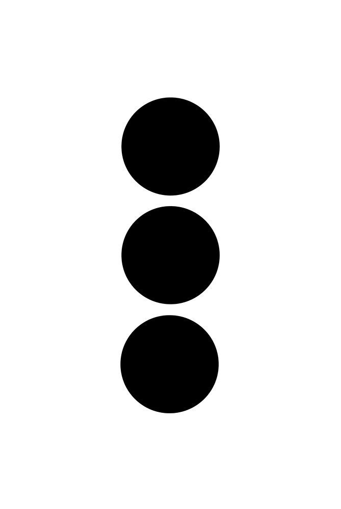 Three Circles Black art print by Oju Design for $57.95 CAD