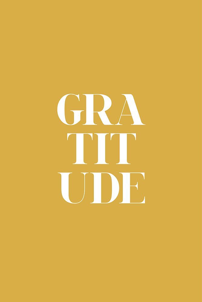 Gratitude Mustard art print by Oju Design for $57.95 CAD