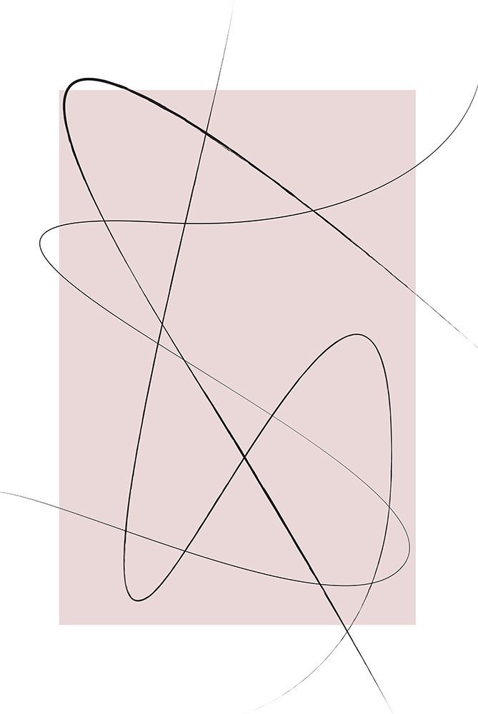 Blush Abstract art print by Oju Design for $57.95 CAD
