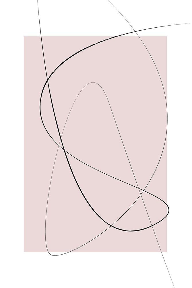 Blush Abstract art print by Oju Design for $57.95 CAD