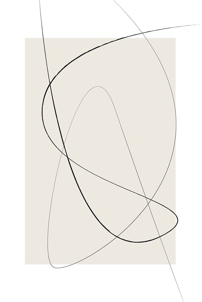 Beige Abstracta art print by Oju Design for $57.95 CAD