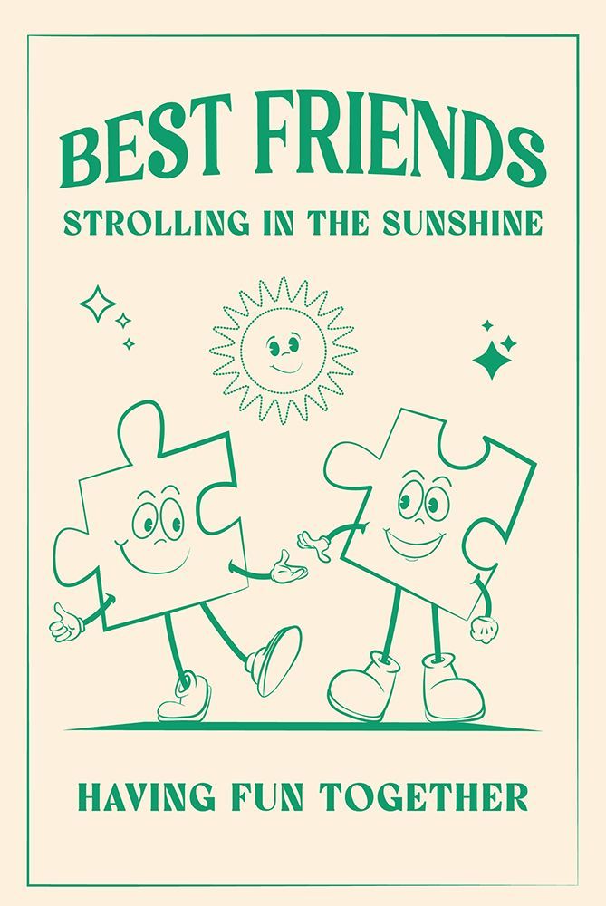 Best Friends art print by Oju Design for $57.95 CAD