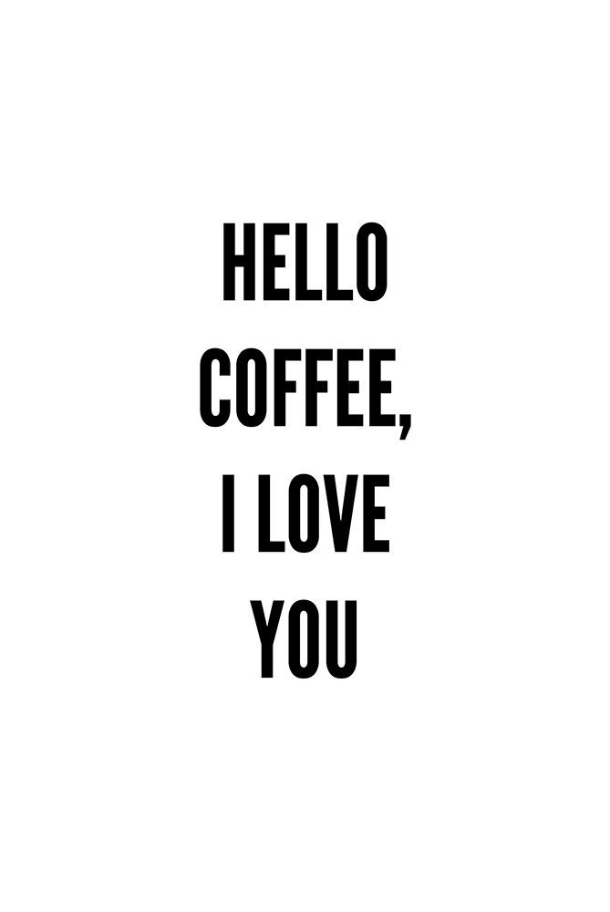 Hello Coffee art print by Oju Design for $57.95 CAD