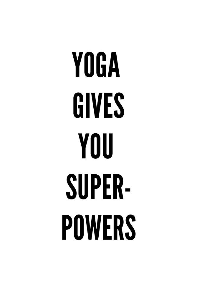 Yoga Power art print by Oju Design for $57.95 CAD