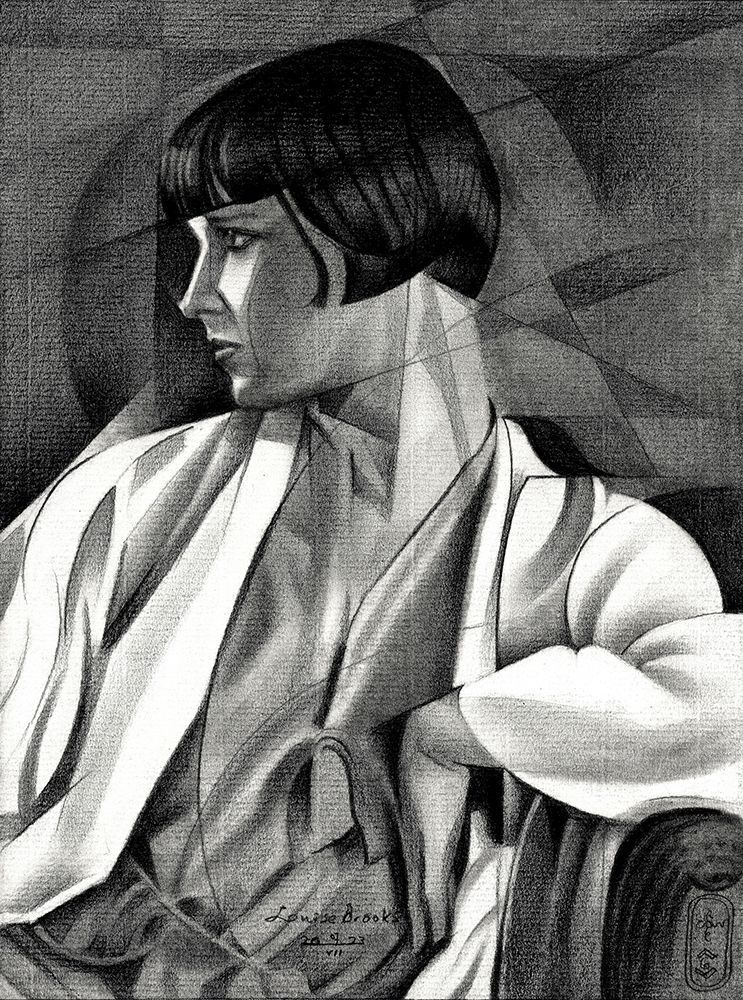 Louise Brooks 07 07 23 art print by Corne Akkers for $57.95 CAD