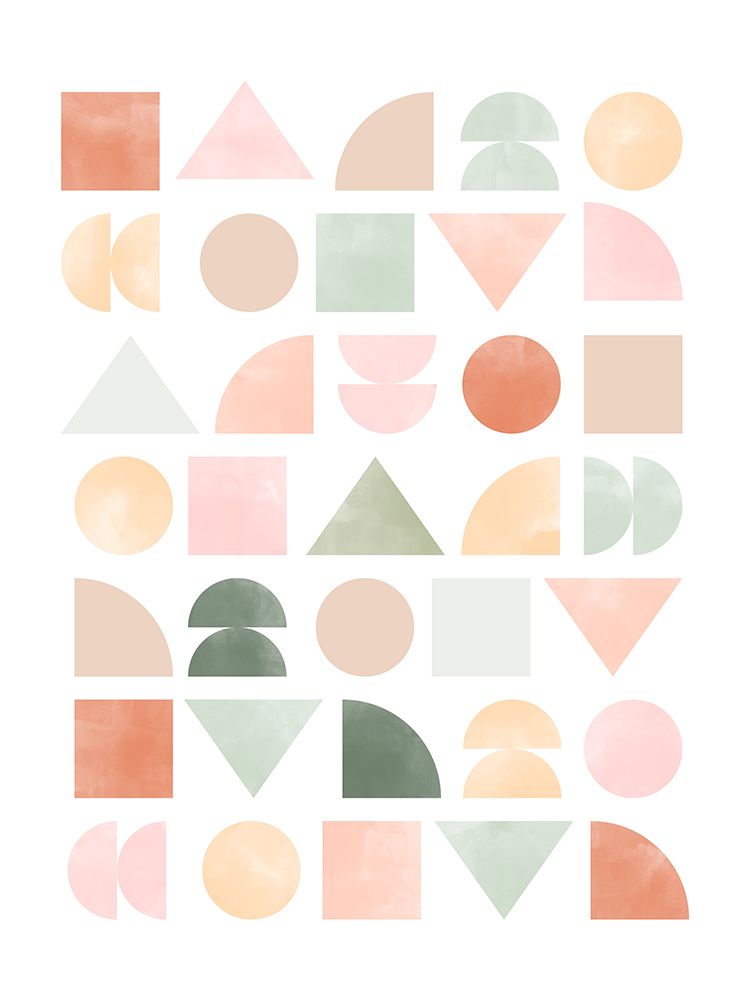 3X4 Aspectratio Pinkgreen26 art print by Elena Ristova for $57.95 CAD