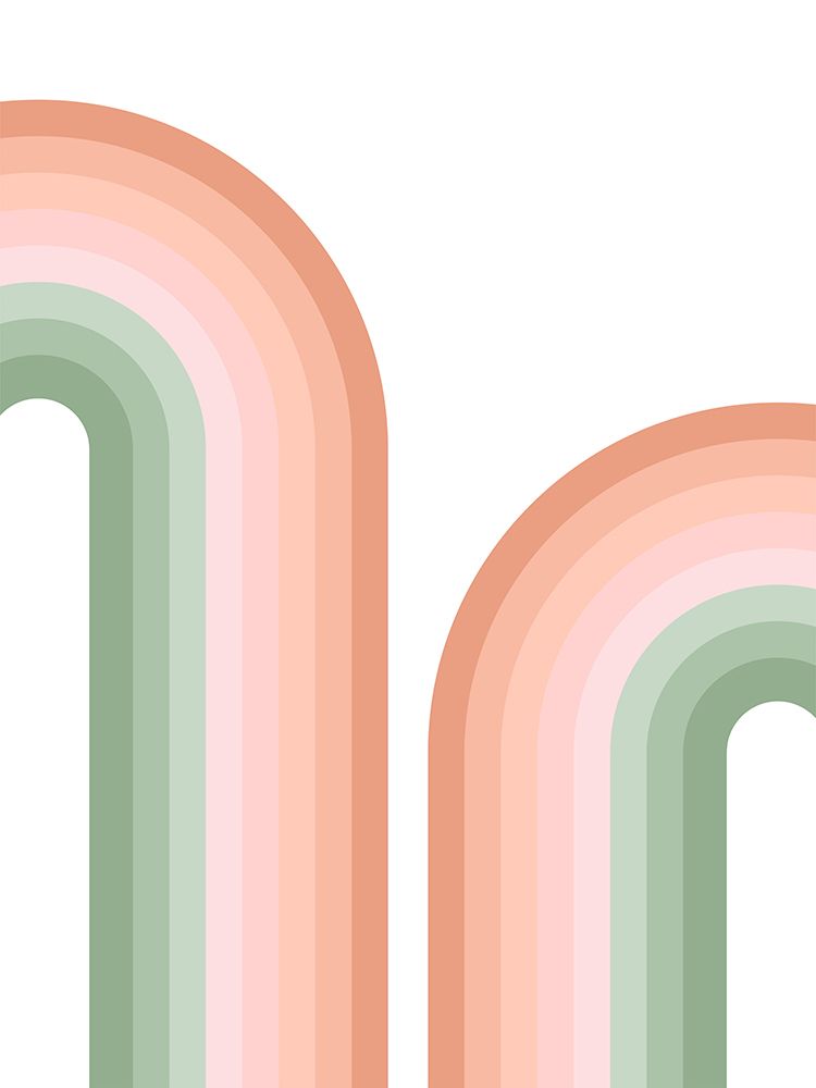 3X4 Aspectratio Pinkgreen32 art print by Elena Ristova for $57.95 CAD