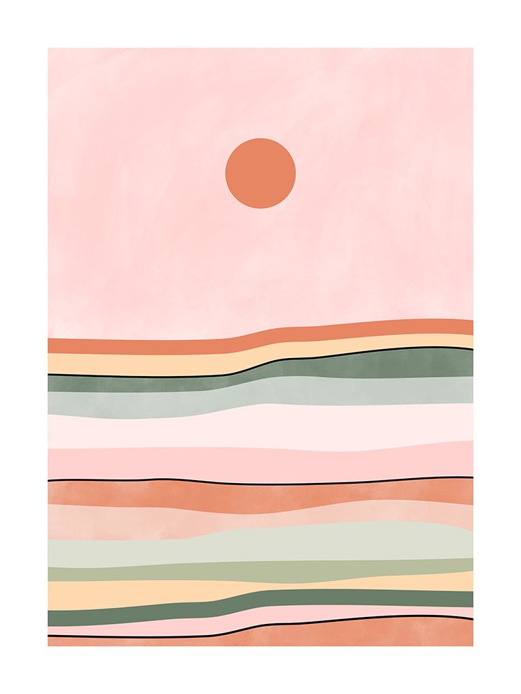 3X4 Aspectratio Pinkgreen39 art print by Elena Ristova for $57.95 CAD