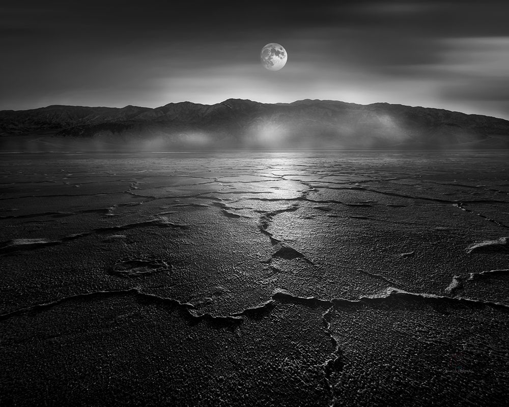 Moonrise Death Valley art print by James Lu for $57.95 CAD