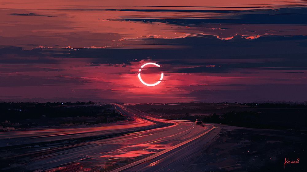 Eclipse.png art print by Alena Aenami for $57.95 CAD