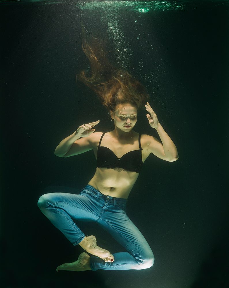 Underwater Artistic Portrait Shooting art print by Engin Akyurt for $57.95 CAD