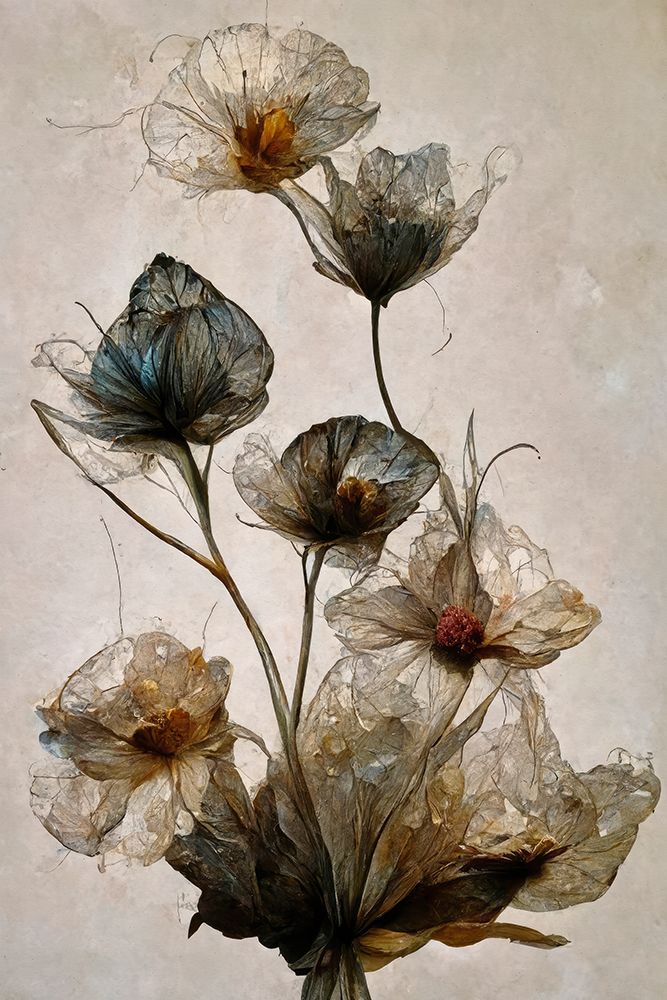 Dry Flowers No 6 art print by Treechild for $57.95 CAD